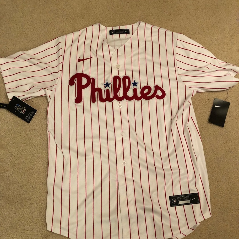 Official Philadelphia Phillies Bryce Harper Men’s Nike MLB home jersey
